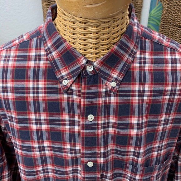 “Eddie Bauer” L/S plaid button front shirt- XXL - Picture 4 of 9